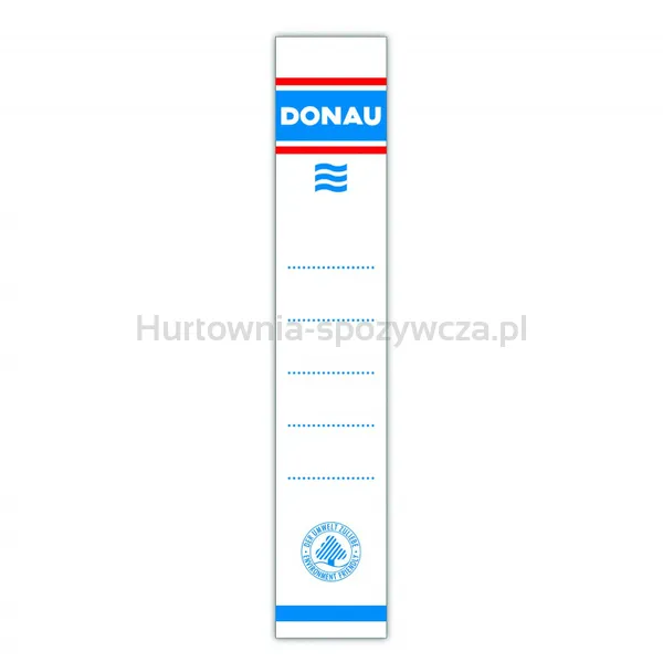 Donau Etykiety Wsuwane Do Segregatora 28X153Mm, Dwustronne, 20Szt. 