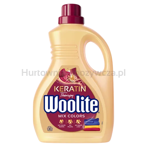 Woolite Płyn Do Prania Ochrona Kolorów Keratin 1,8L