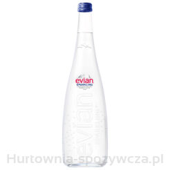 Evian Naturalna Woda Mineralna Gazowana Szkło 750Ml