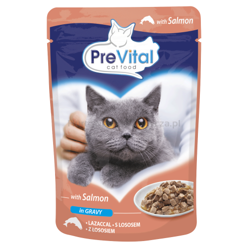 Prevital Sterile Pełnoporcjowa Karma Dla Kotów Z ŁoSosiem W Sosie 100G