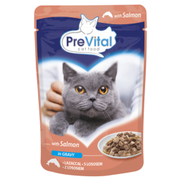 *Prevital Łosoś W Sosie Kot 100G