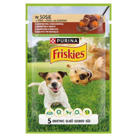 Karma Pies Friskies Adult Jagnięcina 85 G Nestle Sasz