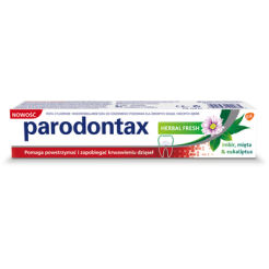 Parodontax Herbal Fresh Pasta Do Zębów Na Krwawiące Dziąsła Esencja Imbiru, Mięty I Eukaliptusa 75 Ml