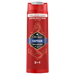 Old Spice Męski Płyn Do Kąpieli Żel Pod Prysznic I Szampon 3 W 1 Captain 400Ml