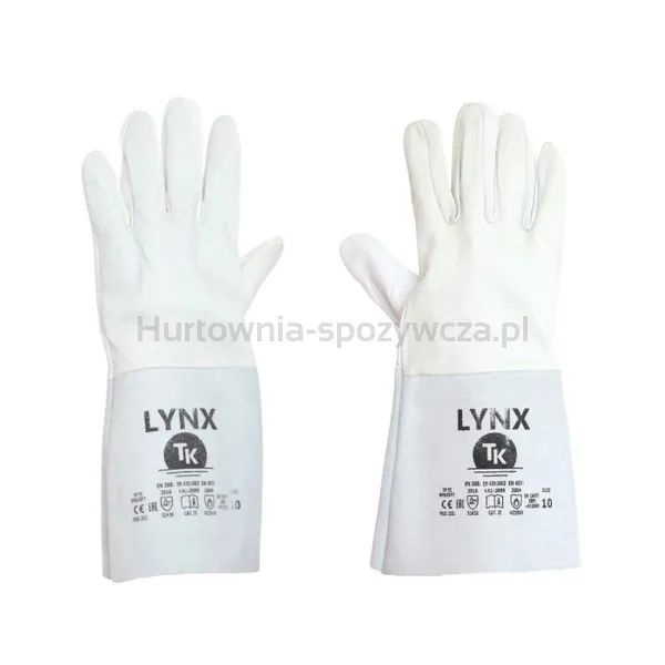 Rękawice Tk Lynx, Rozm. 10, Białe