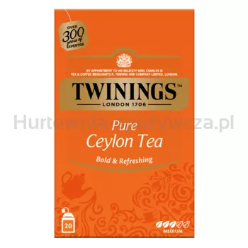 Twinings Herbata czarna Pure Ceylon (20 saszetek)
