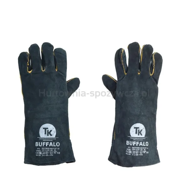 Rękawice TK BUFFALO, spawalnicze, rozm. 10, czarne