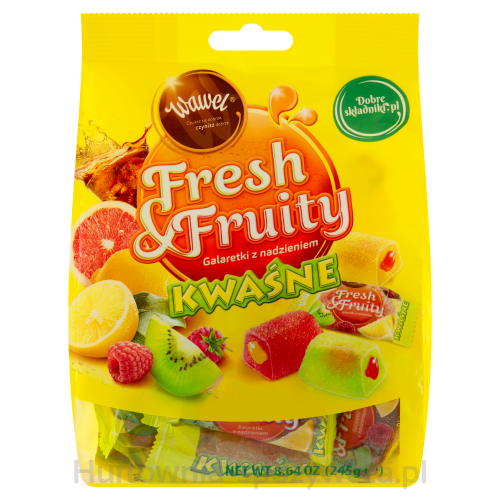 Wawel Galaretki Fresh &Amp Fruity Kwaśne 245G