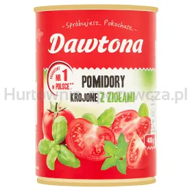 Dawtona Pomidory Krojone Z Ziołami 400G 