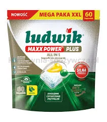 Ludwik Maxx Power Plus Kapsułki Do Zmywarek 60 Szt. Lemon