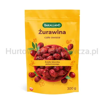 Bakalland Żurawina Całe Owoce 300G