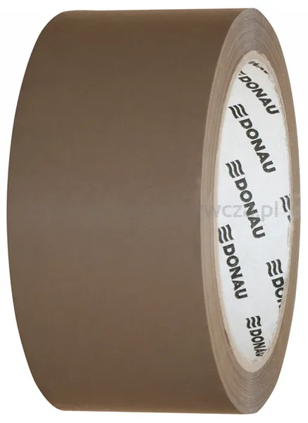 Donau Taśma pakowa Hot-Melt , 48mm, 66m, 50mikr., brązowa