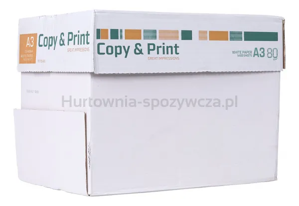 Papier ksero COPY&PRINT, A3, klasa C, 80gsm, 500 ark.