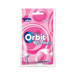Orbit Refreshers Tropical Guma do żucia bez cukru 26g (12 drażetek)