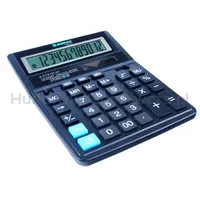 Donau Kalkulator biurowy TECH, 12-cyfr. wyświetlacz, wym. 203x158x31 mm, czarny  - 4