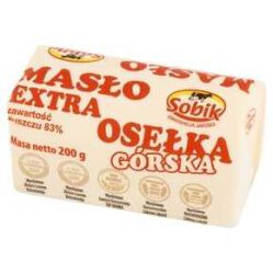 Masło Sobik Extra Osełka Górska 200 G
