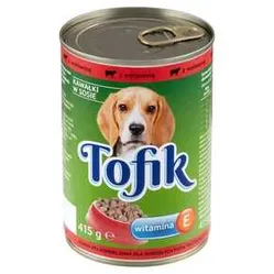 Karma Pies Tofik Z Wołowiną W Sosie 415 G Mw Dobry Wybór Pusz