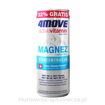 4Move Active Vitamin Magnez + Witaminy 330 Ml