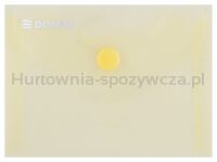 Donau Teczka kopertowa zatrzask, PP, A7, 180mikr., żółta 