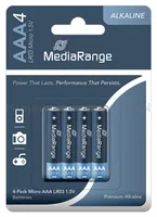 Baterie MEDIARANGE Premium Alkaine, Micro, LR03, 1,5V, blister, 4 szt. - 3