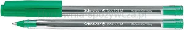 Schneider Długopis Tops 505, M, zielony 