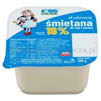 Śmietana Rolmlecz Wiejska 18% 200 Ml Sm Mlekpol