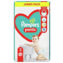Pampers 3 Jumbo 62 Sztuki