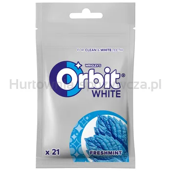 Orbit Guma do żucia White Freshmint Bez Cukru 29 G (21 Drażetek)