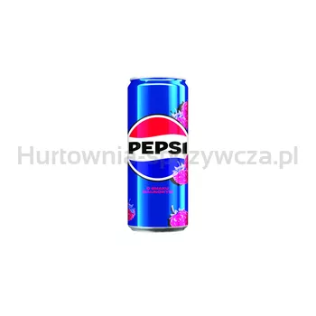Pepsi o smaku malinowym puszka 330 ml kaucja