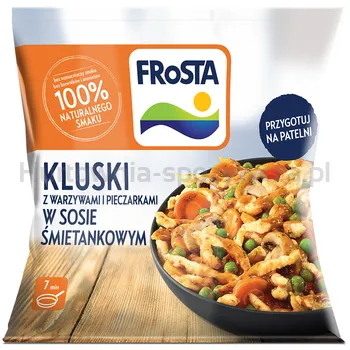 Frosta Kluski Z Warzywami I Pieczarkami Z Sosem Śmietankowym 450 G