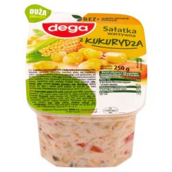 Dega Sałatka Warzywna Z Kukurydzą 250 G