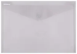 Donau Teczka kopertowa zatrzask, PP, A4, 180mikr., dymna 