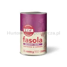 Vera Fasola czerwona Red Kidney w zalewie 4000/2550 g