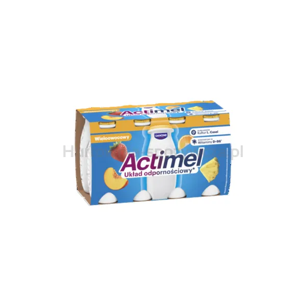 Actimel O Smaku Wieloowocowym 8 X 100 G