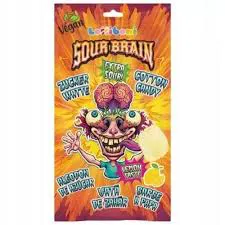 Wata Cukrowa Sour Brain Lemon 60G