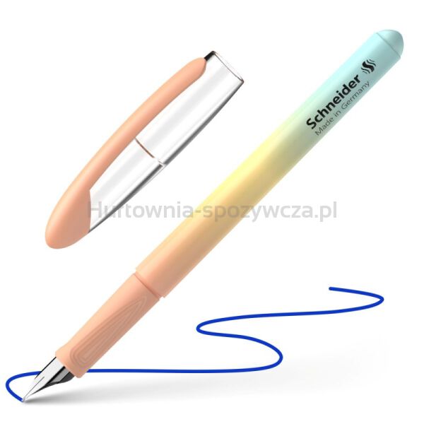 Pióro wieczne SCHNEIDER Voyage Ombre, M, żółto-niebieskie - 6