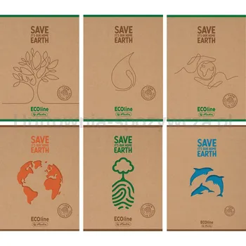 Herlitz Zeszyt A5 80 Kartek W Kratkę Eco Line