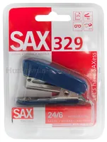 Zszywacz SAX329, zszywa do 20 kartek, niebieski, zszywki GRATIS - 2