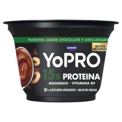 Danone Yopro pudding czekolada orzech laskowy 150g
