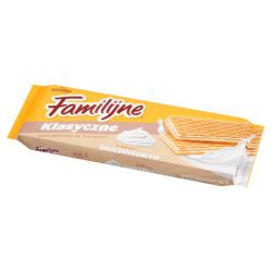Wafle Familijne JUTRZENKA, 180 g, śmietankowe