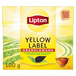 LIPTON YELLOW LABEL HERBATA CZARNA GRANULOWANA 100 G