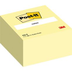 Kostka Samoprzylepna Post-It (636B), 76X76Mm, 1X450 Kart., Żółta