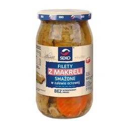 Filety z makreli smażone w zalewie octowej Seko 800g