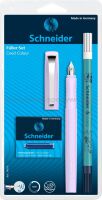 Schneider Zestaw Pióro wieczne Ceod Colour, wymazywacz, naboje 6 szt., mix kolorów, blister  - 5