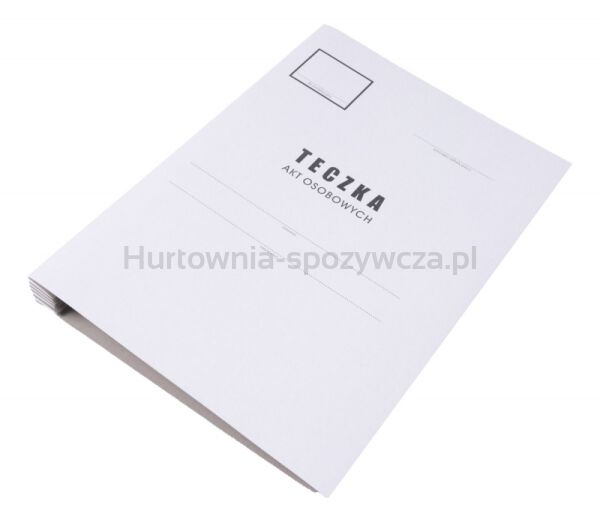 Teczka do akt osobowych OFFICE PRODUCTS, karton, A4, 300 gsm, biała - 2