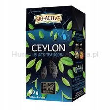 Big Active Herbata Czarna 100% Liściasta 100G
