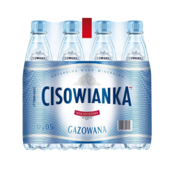 Woda Cisowianka Gazowana 500ml x 12 sztuk
