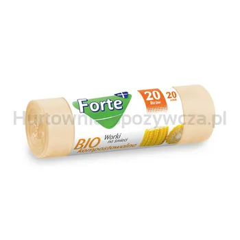 Forte+ Worki Na Śmieci Biokompostowalne 20L 20 Szt.