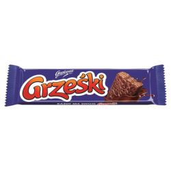 Grześki Wafel Przekładany Kremem Kakaowym W Czekoladzie 36 G