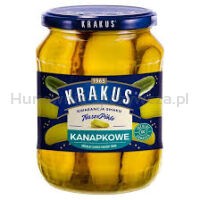 Krakus Nasze Pikle Ogórki Kanapkowe Konserwowe W Plastrach 670 G